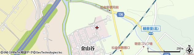 富山県魚津市金山谷2876周辺の地図