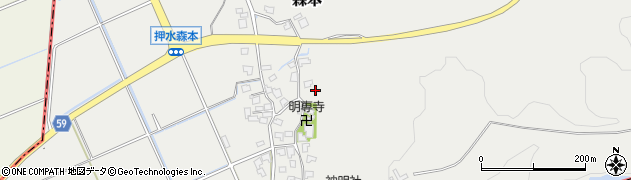 石川県羽咋郡宝達志水町森本カ周辺の地図