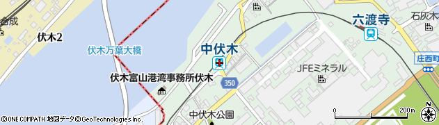富山県射水市周辺の地図