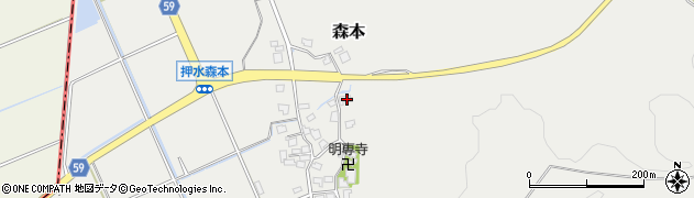 石川県羽咋郡宝達志水町森本カ29周辺の地図