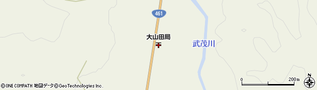 大山田郵便局 ＡＴＭ周辺の地図