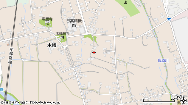 〒329-2142 栃木県矢板市木幡の地図