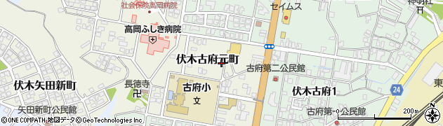 古府元町桜ケ丘公園周辺の地図