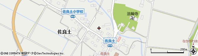 栃木県大田原市佐良土888周辺の地図