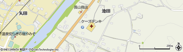 ケーズデンキ大子店周辺の地図
