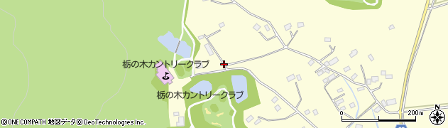 栃木県塩谷郡塩谷町東房周辺の地図