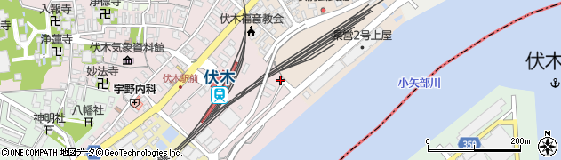 富山県高岡市伏木古国府周辺の地図