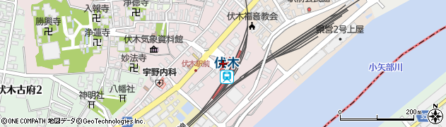 伏木駅周辺の地図