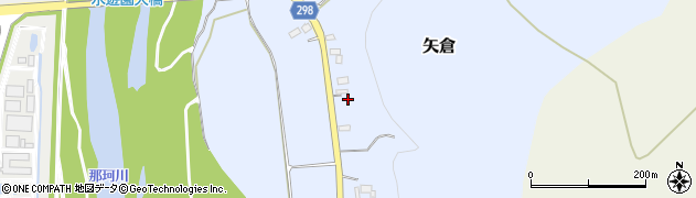 栃木県大田原市矢倉283周辺の地図