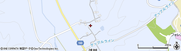 茨城県大子町（久慈郡）浅川周辺の地図