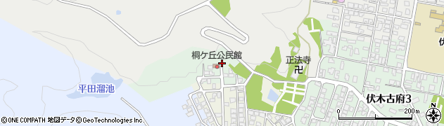 伏木桐ヶ丘児童公園周辺の地図