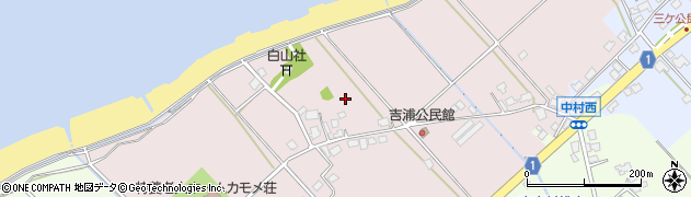 富山県滑川市吉浦周辺の地図