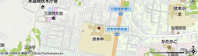 高岡市立伏木中学校周辺の地図