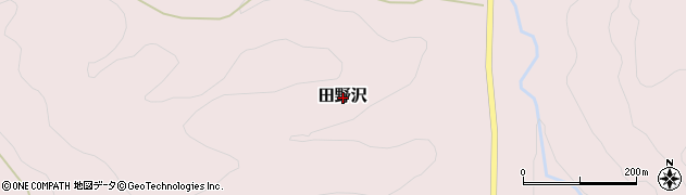 茨城県久慈郡大子町田野沢周辺の地図