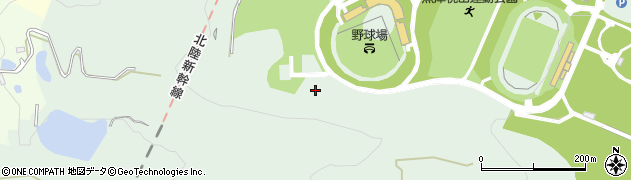 魚津市役所　桃山野球場・屋内グラウンド周辺の地図