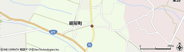 石川県宝達志水町（羽咋郡）紺屋町（ホ）周辺の地図