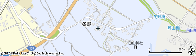 石川県宝達志水町（羽咋郡）冬野（ト）周辺の地図
