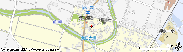 石川県羽咋郡宝達志水町免田イ周辺の地図