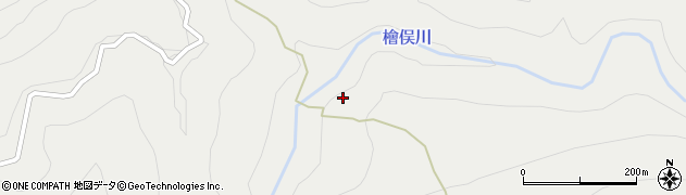 檜俣川周辺の地図