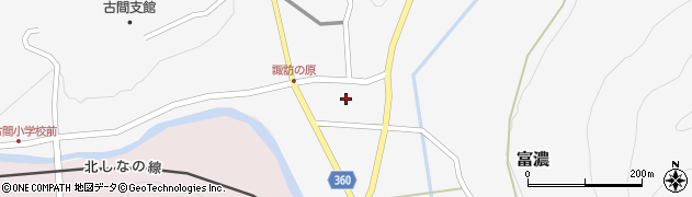長野県上水内郡信濃町富濃2014周辺の地図