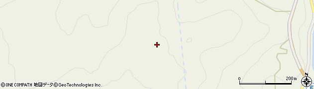 長野県小谷村（北安曇郡）中小谷周辺の地図