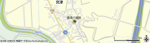 富山県魚津市宮津1521周辺の地図