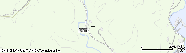 茨城県久慈郡大子町冥賀60周辺の地図