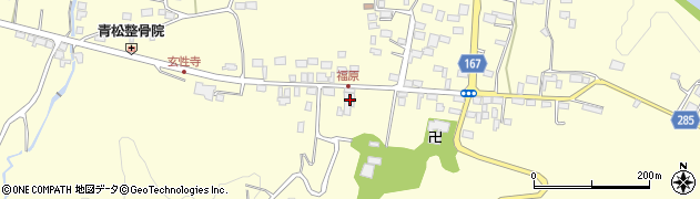 栃木県大田原市福原288周辺の地図