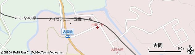 上町バス停周辺の地図