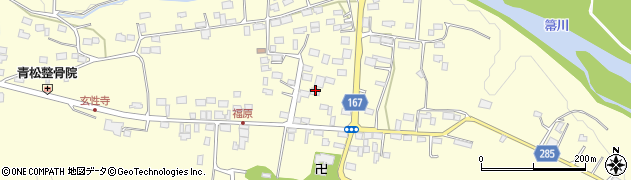 栃木県大田原市福原263周辺の地図