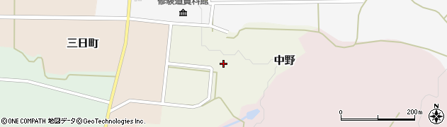 石川県羽咋郡宝達志水町中野イ40周辺の地図