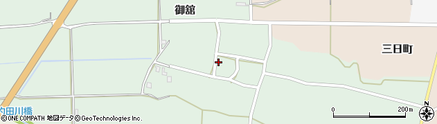 石川県羽咋郡宝達志水町御舘ロ66周辺の地図