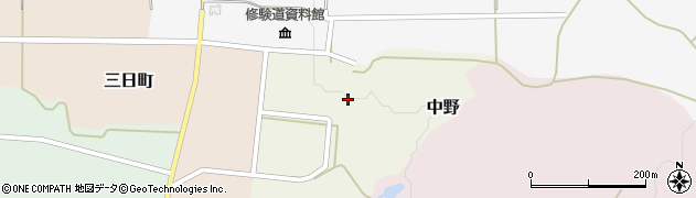 石川県羽咋郡宝達志水町中野イ39周辺の地図