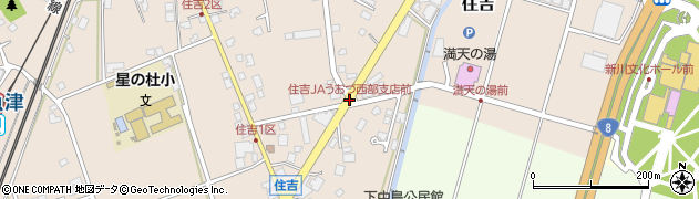 住吉JAうおづ西部支店前周辺の地図