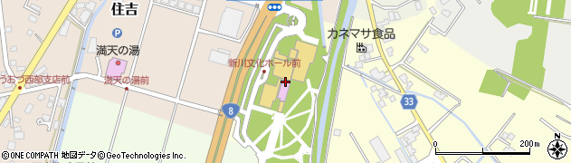 富山県新川文化ホール（ミラージュホール）周辺の地図
