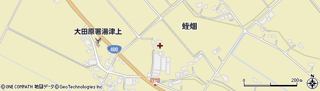 栃木県大田原市蛭畑2158周辺の地図
