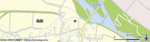 栃木県大田原市福原245周辺の地図