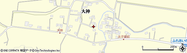 栃木県大田原市大神255周辺の地図