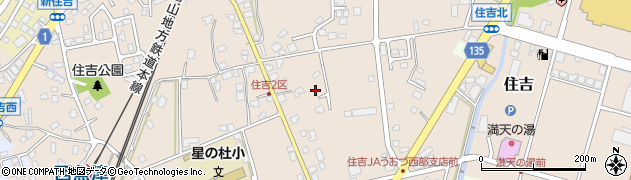 富山県魚津市住吉周辺の地図