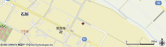 富山県魚津市石垣周辺の地図