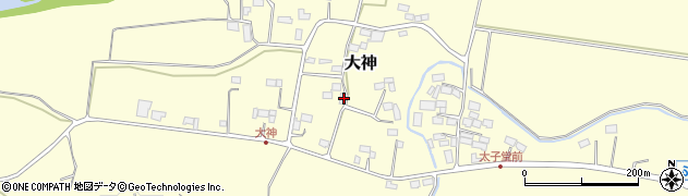 栃木県大田原市大神359周辺の地図