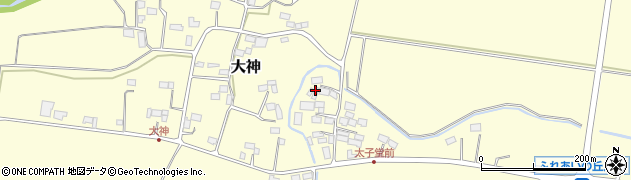 栃木県大田原市大神229周辺の地図