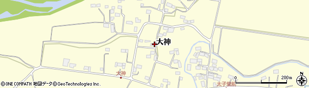 栃木県大田原市大神285周辺の地図