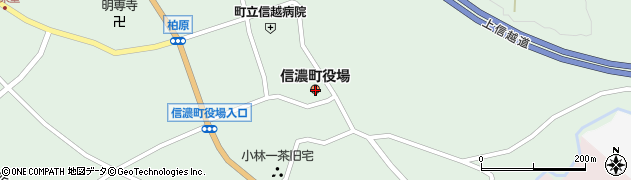 長野県上水内郡信濃町周辺の地図