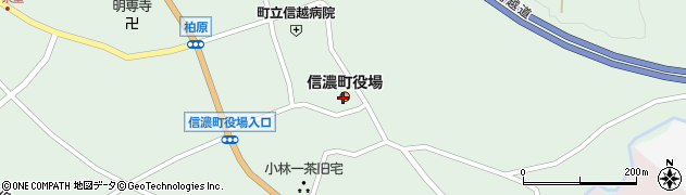 信濃町役場　総務課・定住促進係周辺の地図
