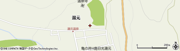 栃木県警察本部　日光警察署湯元駐在所周辺の地図