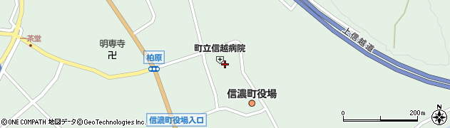 信越病院周辺の地図