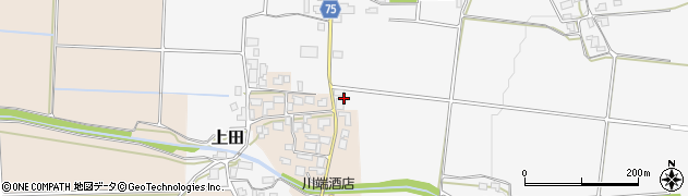 石川県宝達志水町（羽咋郡）上田（リ）周辺の地図