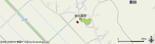 豊田公民館周辺の地図