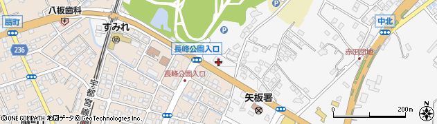 ドコモショップ矢板店周辺の地図